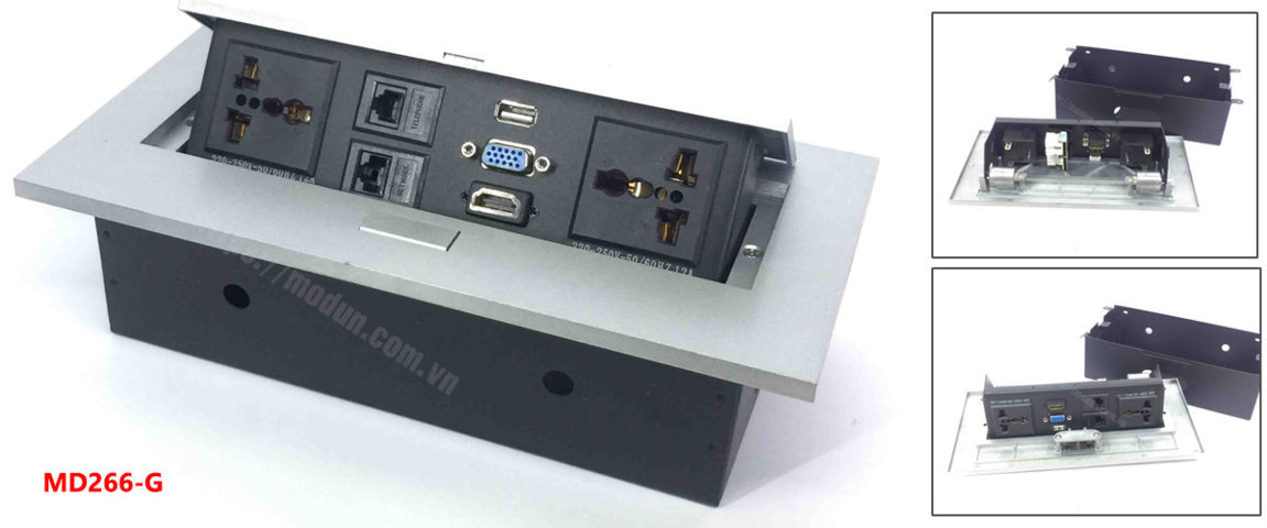 Hộp điện có HDMI VGA USB