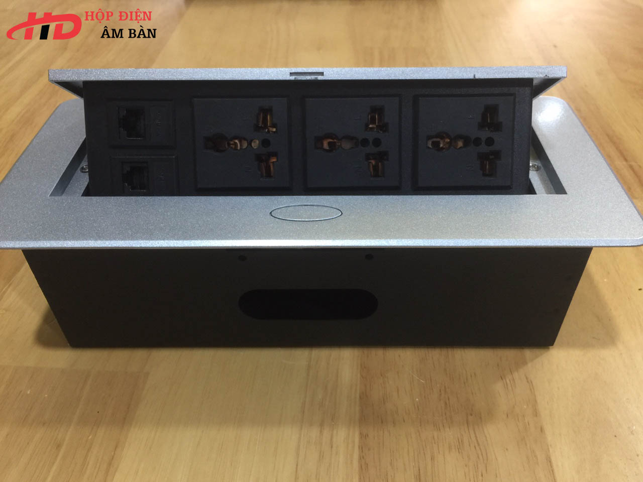 HỘP ĐIỆN ÂM SÀN - ÂM BÀN NHÔM HD-MD267-F