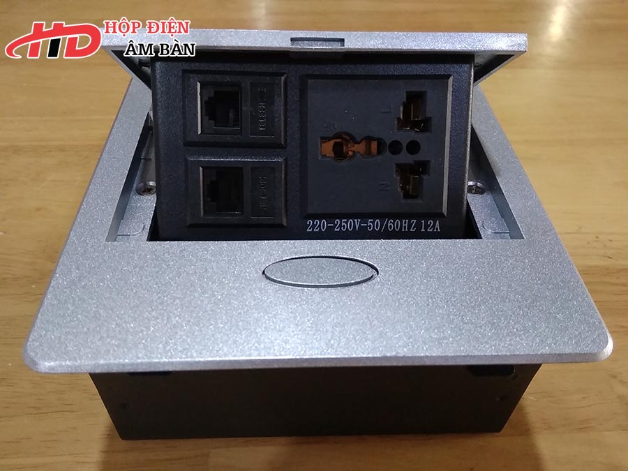 HỘP ĐIỆN ÂM BÀN HD-MD137-B