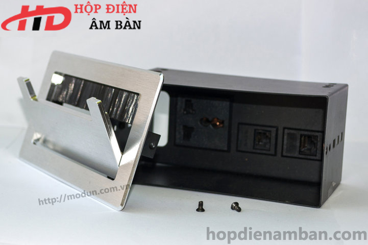 Hộp Điện Bàn Nhân Viên Nhôm HD-MD160